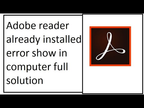 Adobe reader install error 1303